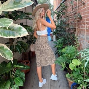 Brandy Melville cheetah skirt